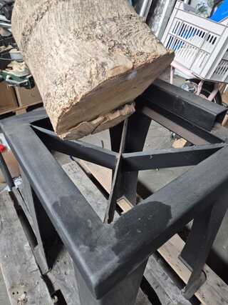 Kloofblok/tafel, zwart